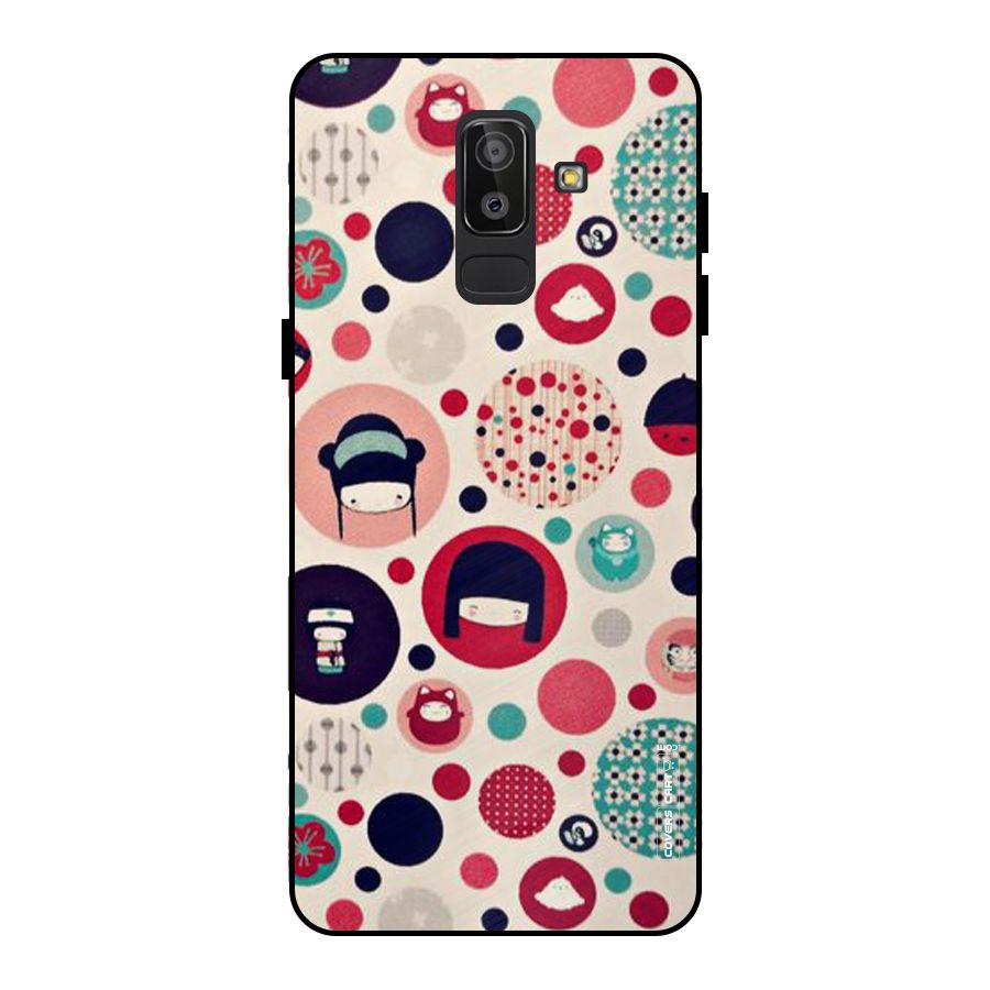 Quirky Metal Back Case for Galaxy J8