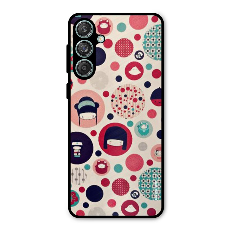 Quirky Metal Back Case for Galaxy M55 5G