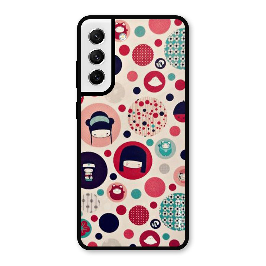 Quirky Metal Back Case for Galaxy S21 FE 5G