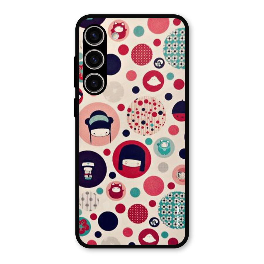 Quirky Metal Back Case for Galaxy S23 Plus