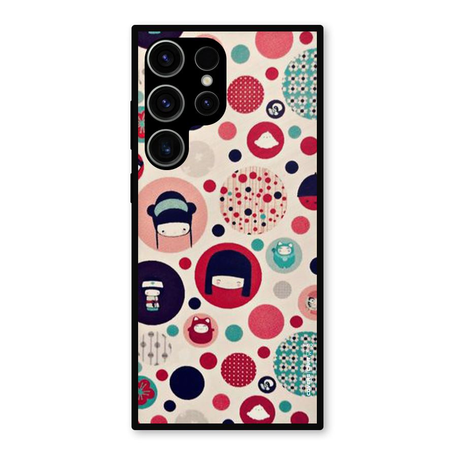 Quirky Metal Back Case for Galaxy S23 Ultra
