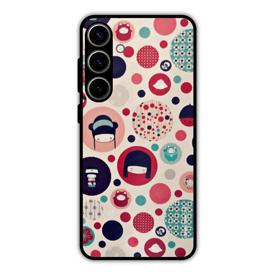 Quirky Metal Back Case for Galaxy S24 Plus