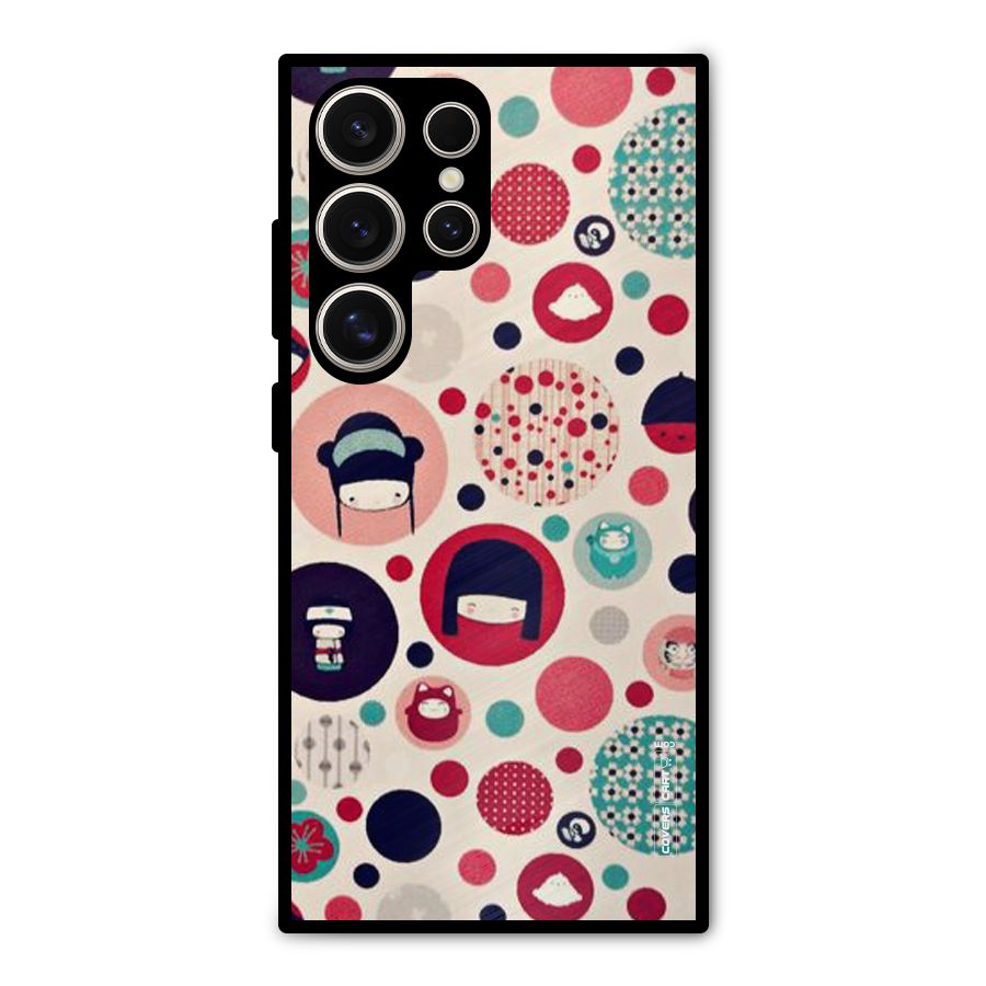 Quirky Metal Back Case for Galaxy S24 Ultra