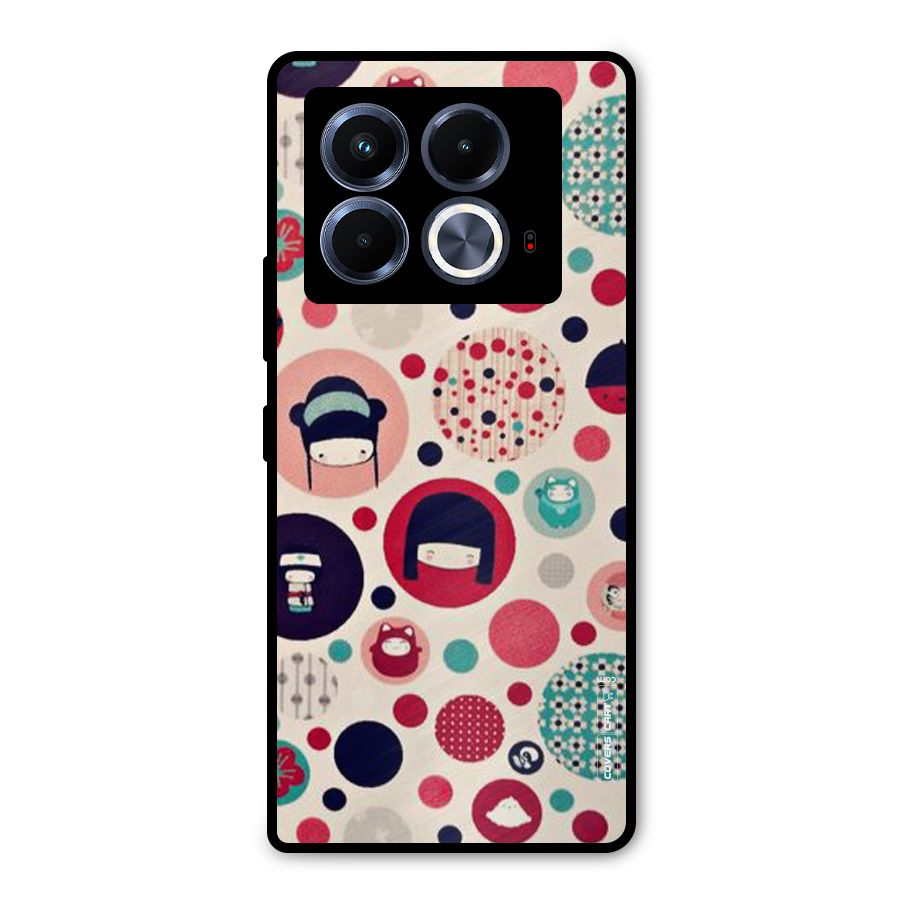 Quirky Metal Back Case for Infinix Note 40 5G