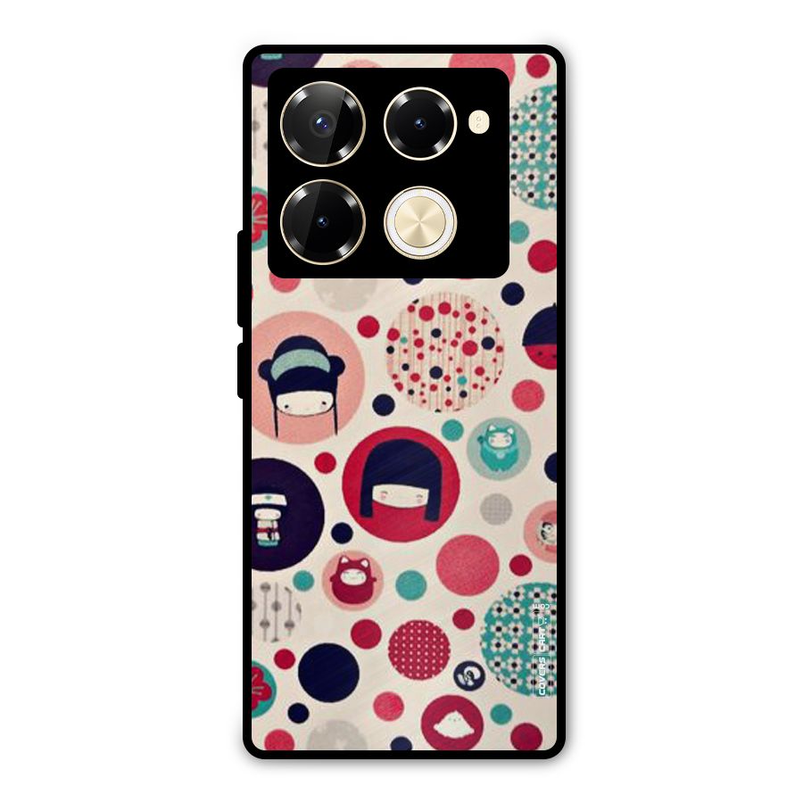 Quirky Metal Back Case for Infinix Note 40 Pro Plus