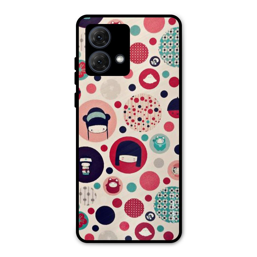 Quirky Metal Back Case for Moto G84