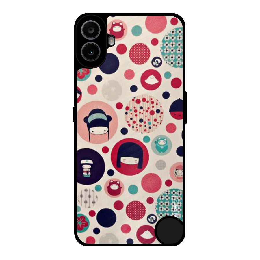 Quirky Metal Back Case for Nothing CMF Phone 1