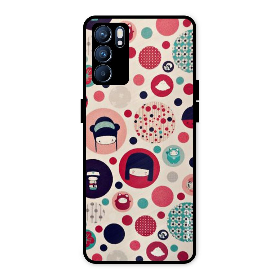 Quirky Metal Back Case for Oppo Reno6 5G