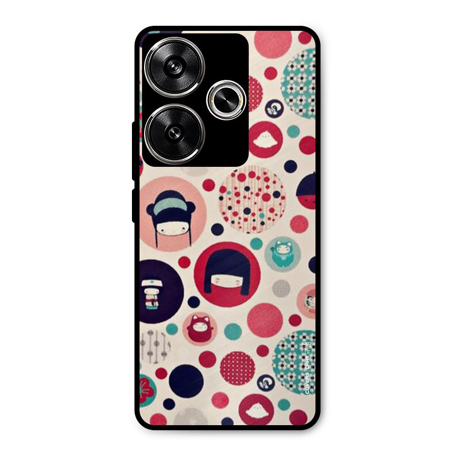 Quirky Metal Back Case for Poco F6