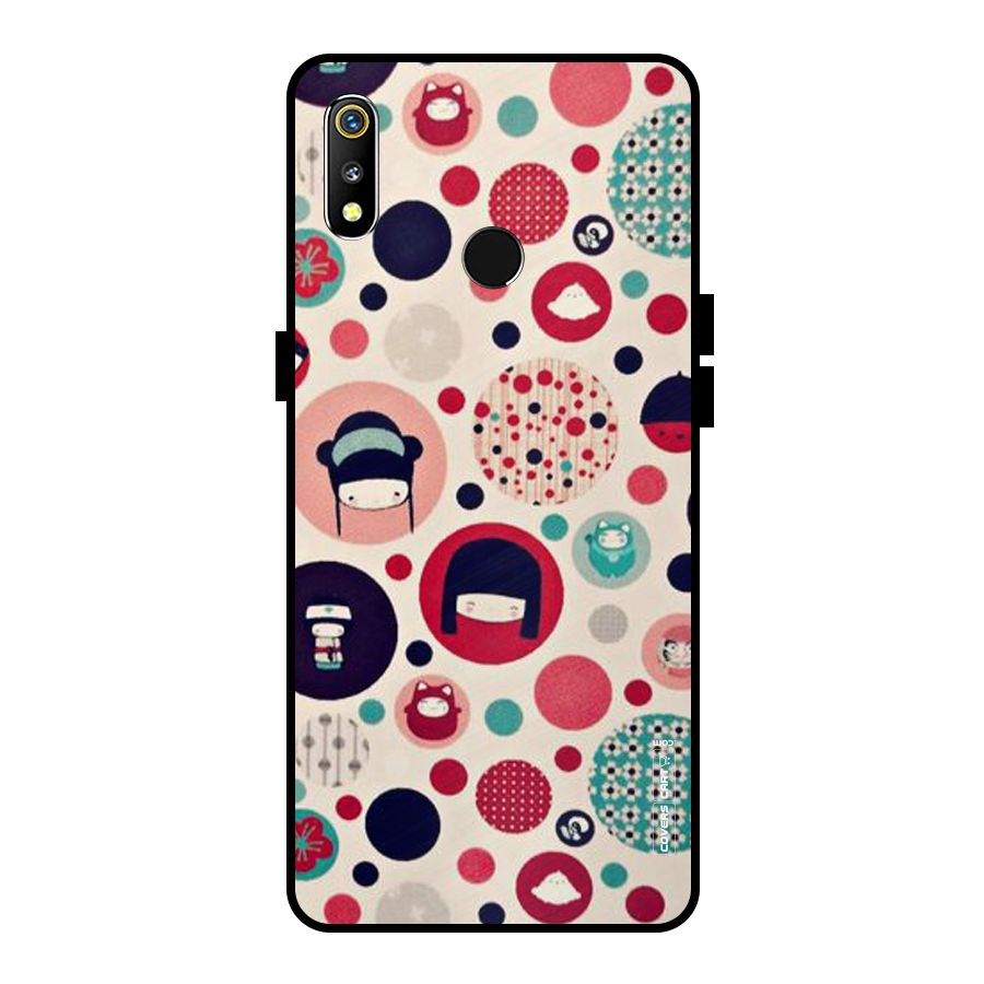 Quirky Metal Back Case for Realme 3