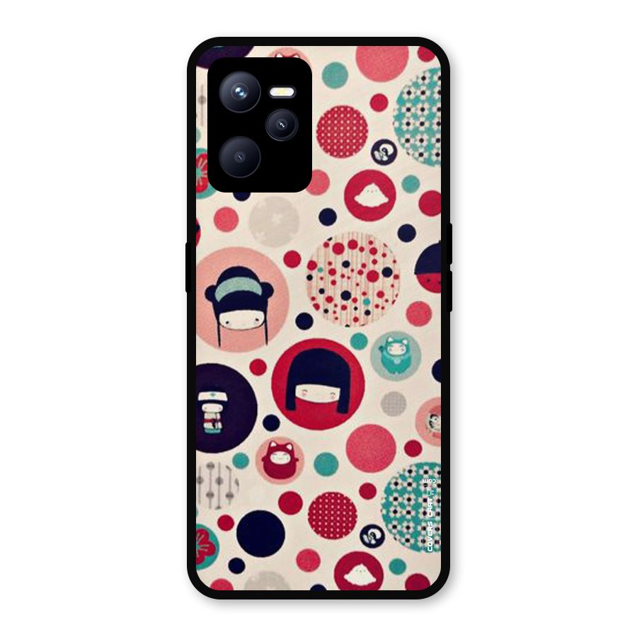 Quirky Metal Back Case for Realme C35
