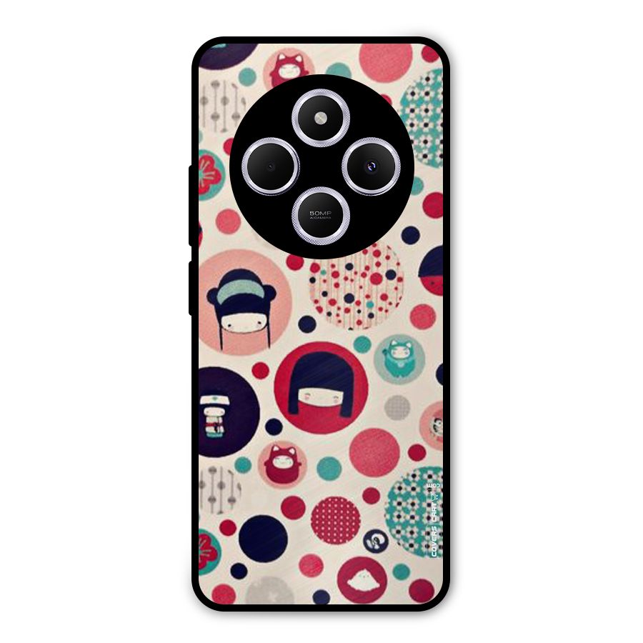 Quirky Metal Back Case for Redmi 14C