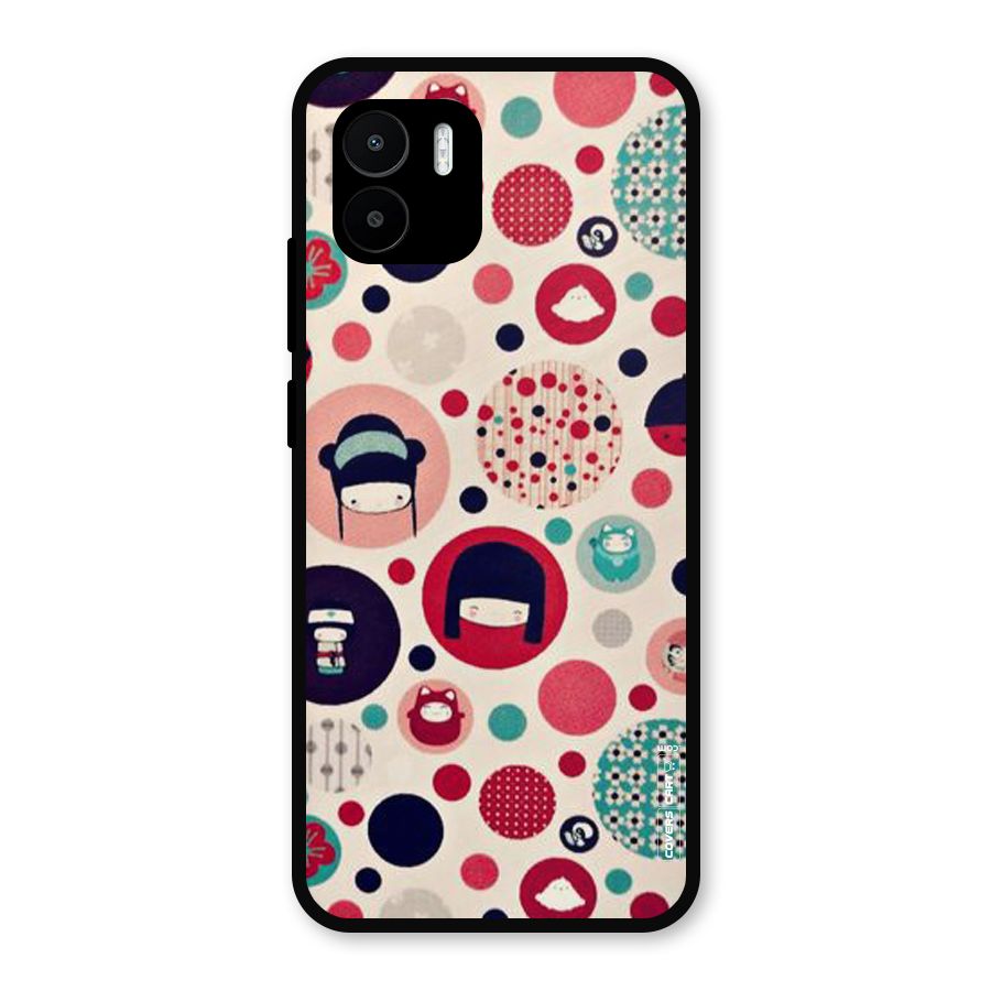 Quirky Metal Back Case for Redmi A2