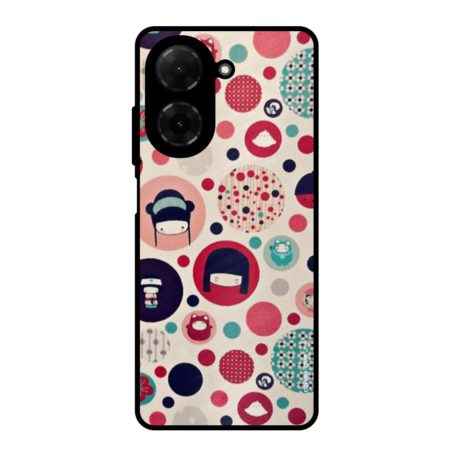 Quirky Metal Back Case for Redmi A5 4G