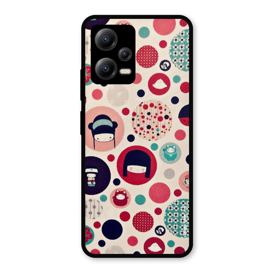 Quirky Metal Back Case for Redmi Note 12 5G