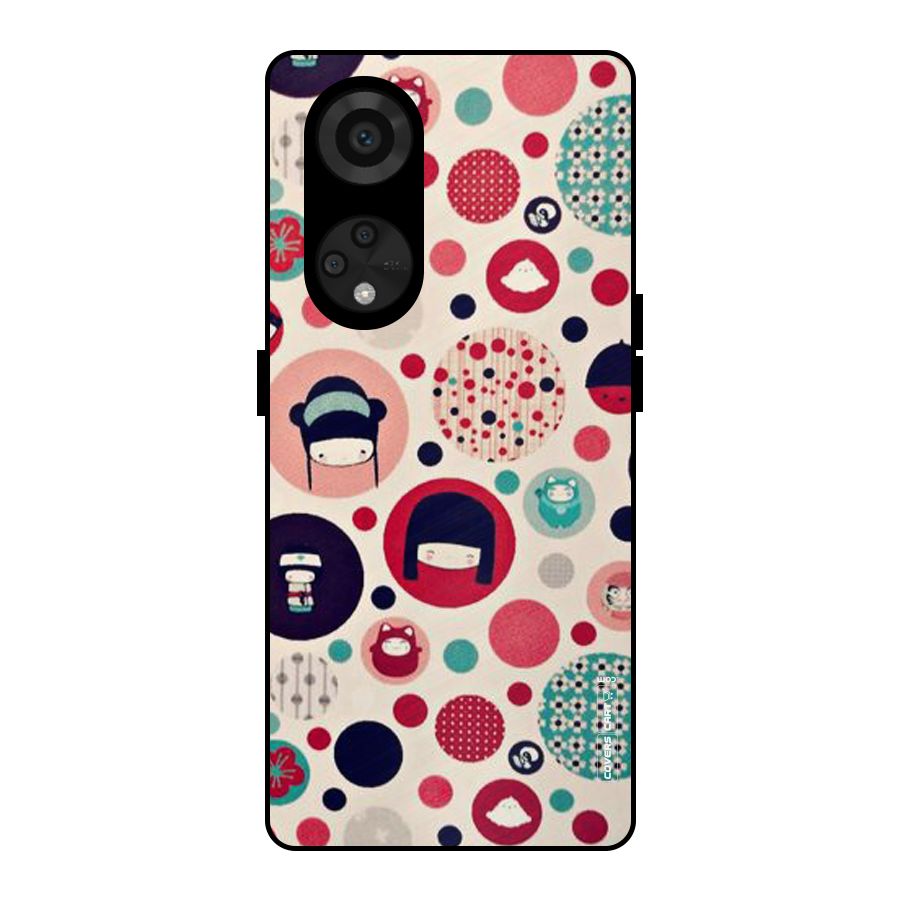 Quirky Metal Back Case for Reno8 T 5G