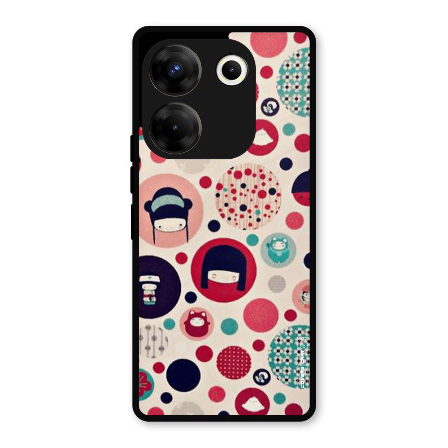 Quirky Metal Back Case for Tecno Camon 20