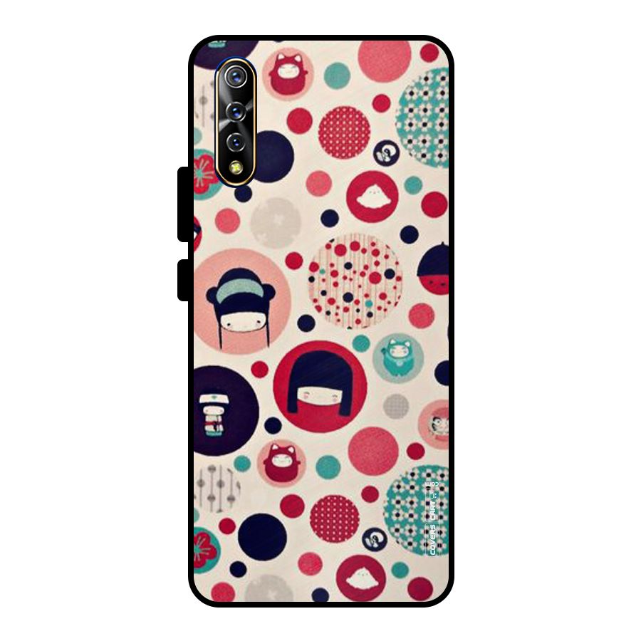 Quirky Metal Back Case for Vivo S1