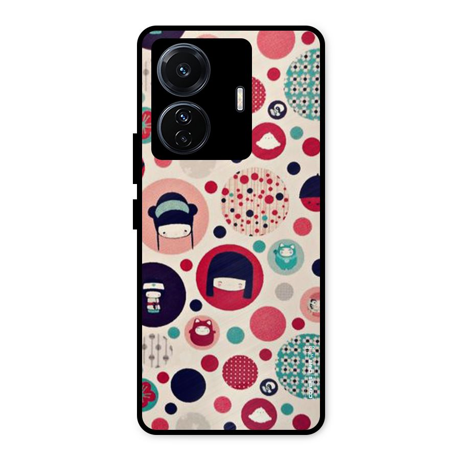 Quirky Metal Back Case for Vivo T1 Pro