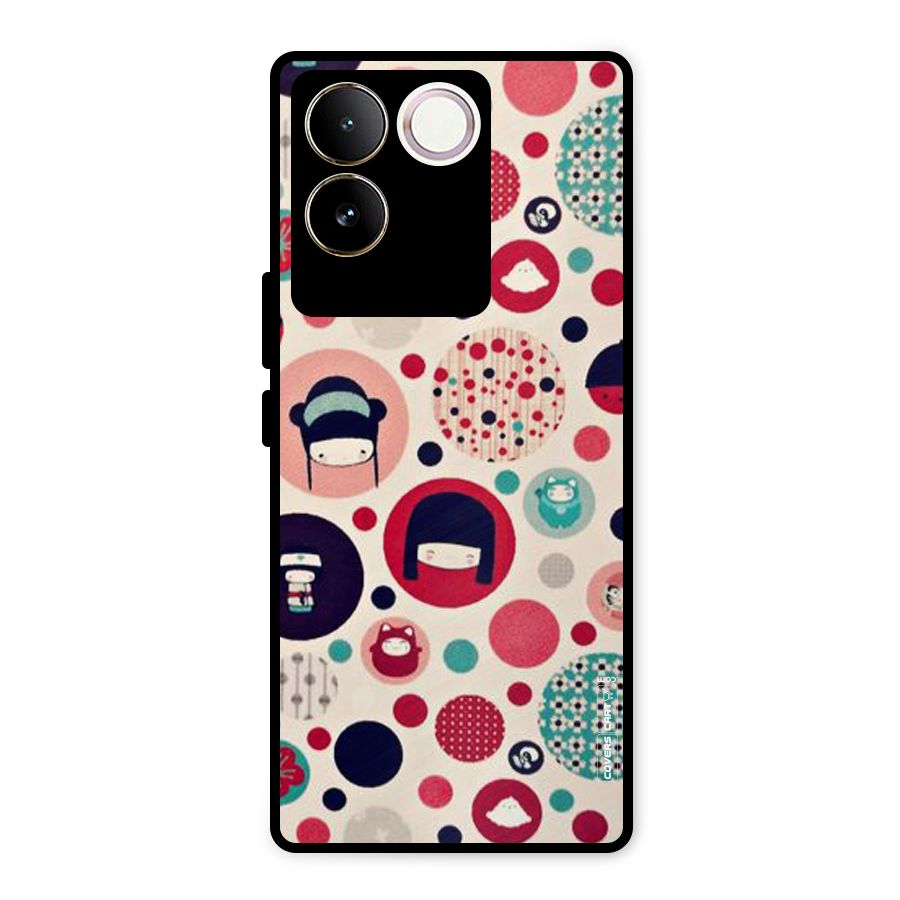 Quirky Metal Back Case for Vivo T2 Pro