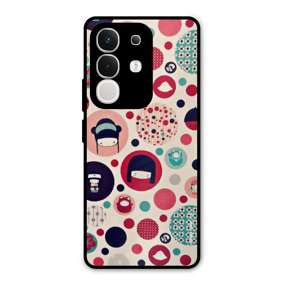 Quirky Metal Back Case for Vivo T4x
