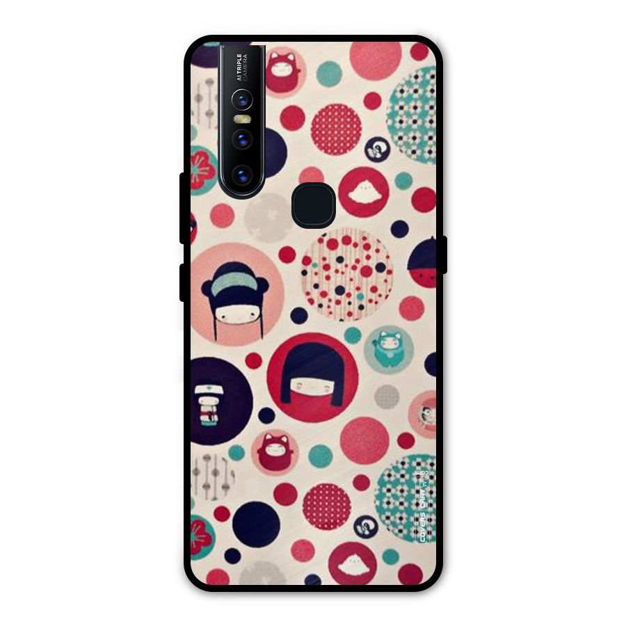 Quirky Metal Back Case for Vivo V15