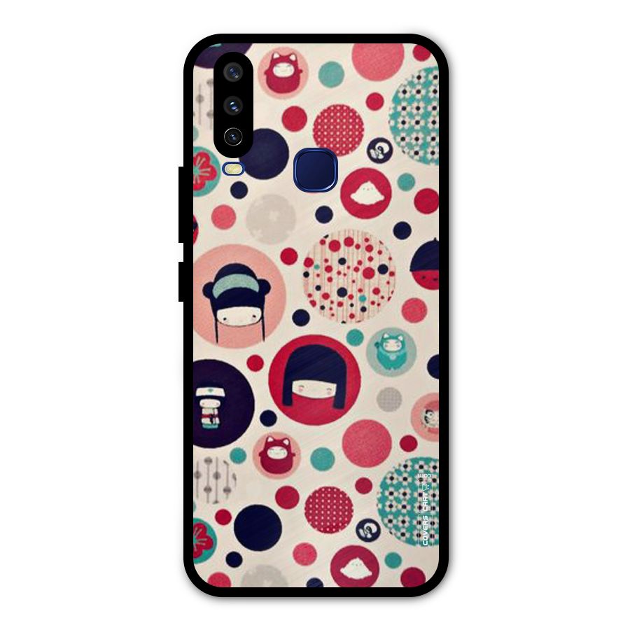 Quirky Metal Back Case for Vivo V17