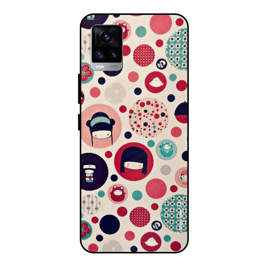 Quirky Metal Back Case for Vivo V20 2021