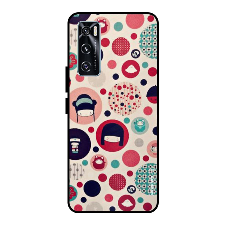 Quirky Metal Back Case for Vivo V20 SE