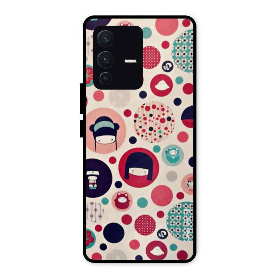 Quirky Metal Back Case for Vivo V23 5G