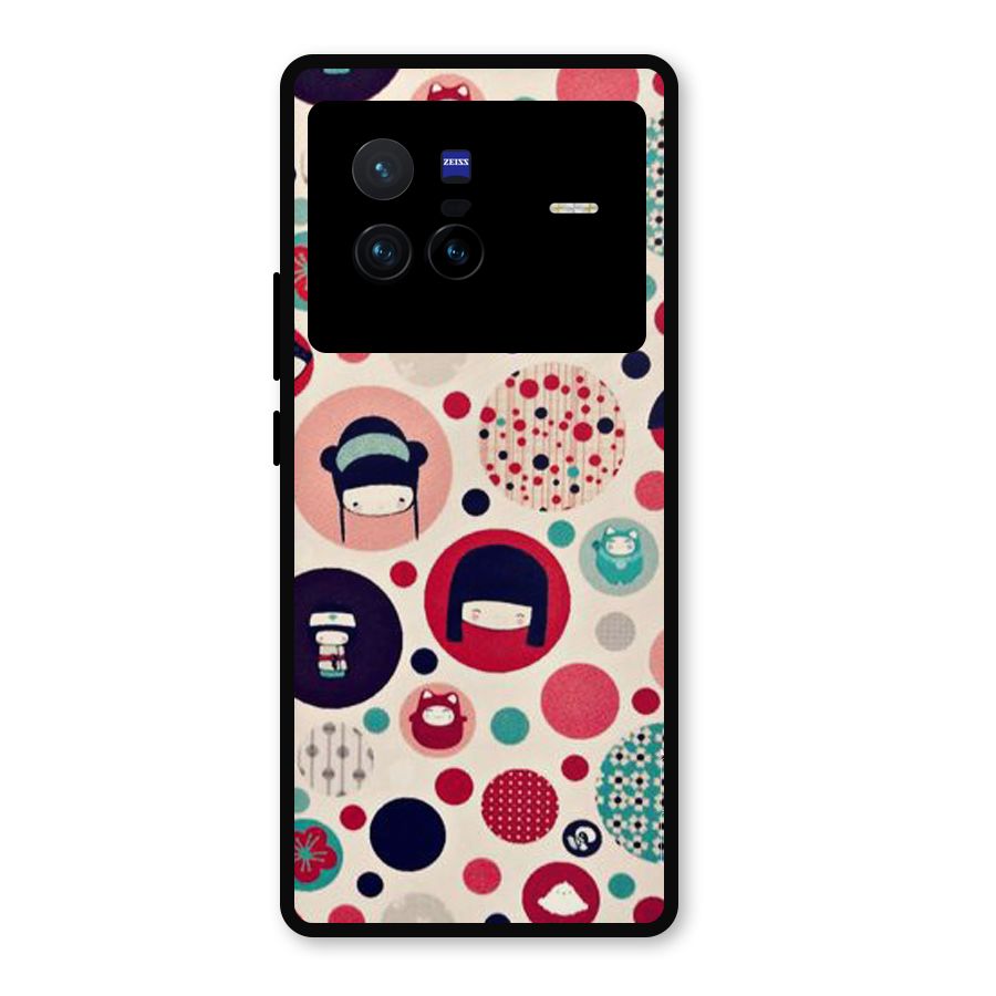 Quirky Metal Back Case for Vivo X80