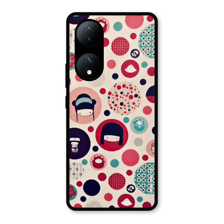 Quirky Metal Back Case for Vivo Y100a