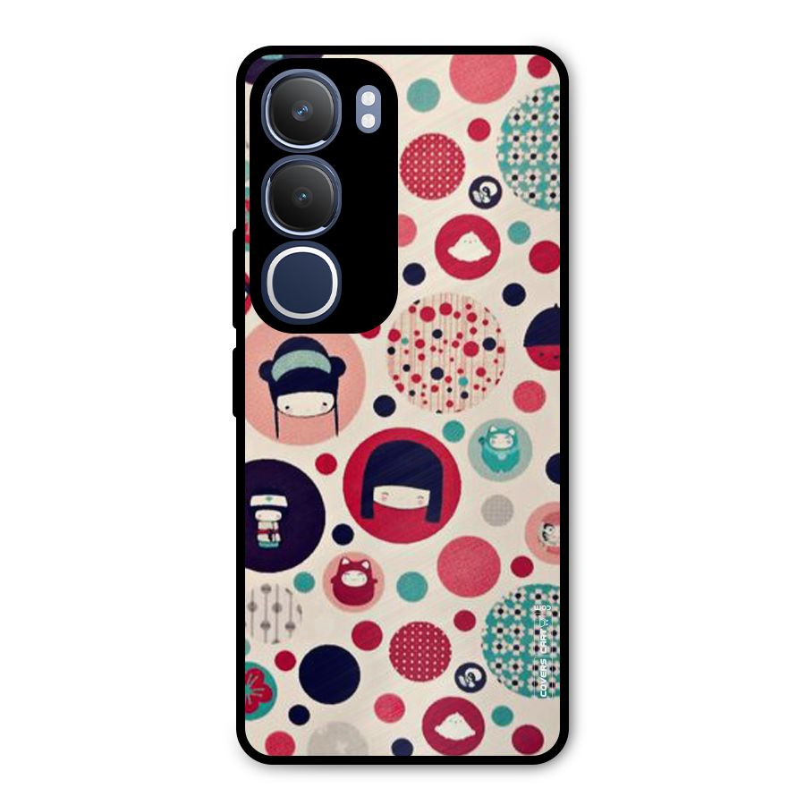 Quirky Metal Back Case for Vivo Y29