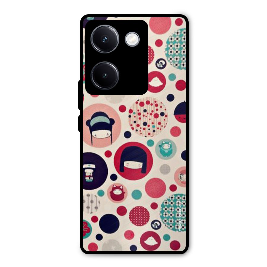 Quirky Metal Back Case for Vivo Y300 Plus