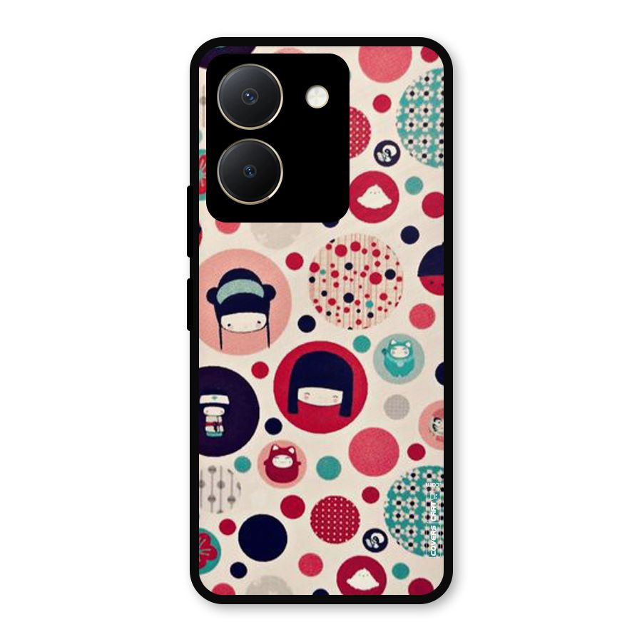 Quirky Metal Back Case for Vivo Y36