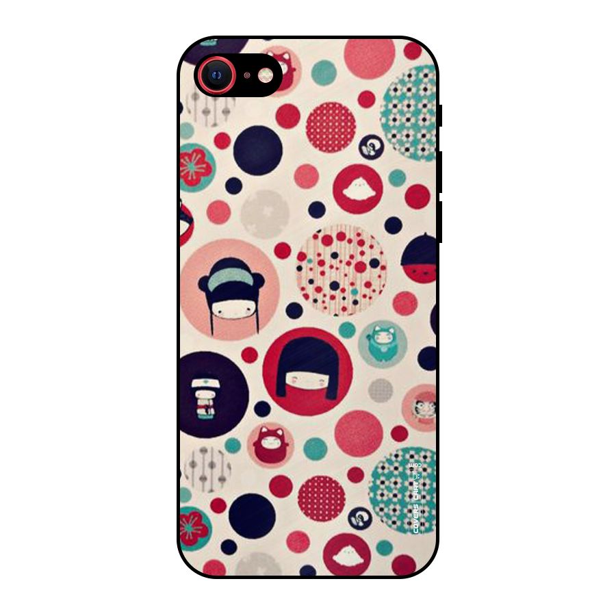 Quirky Metal Back Case for iPhone 8