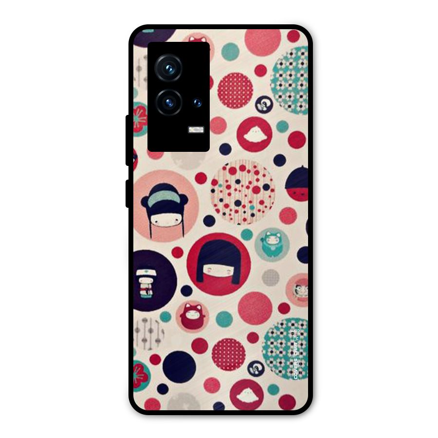 Quirky Metal Back Case for iQOO 9 5G