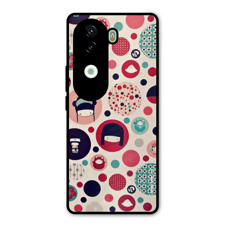 Quirky Metal Back Case for iQOO Z9s