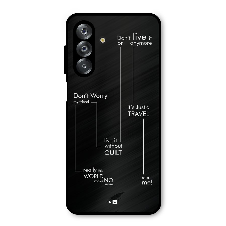Quotes Of Life Metal Back Case for Galaxy A26