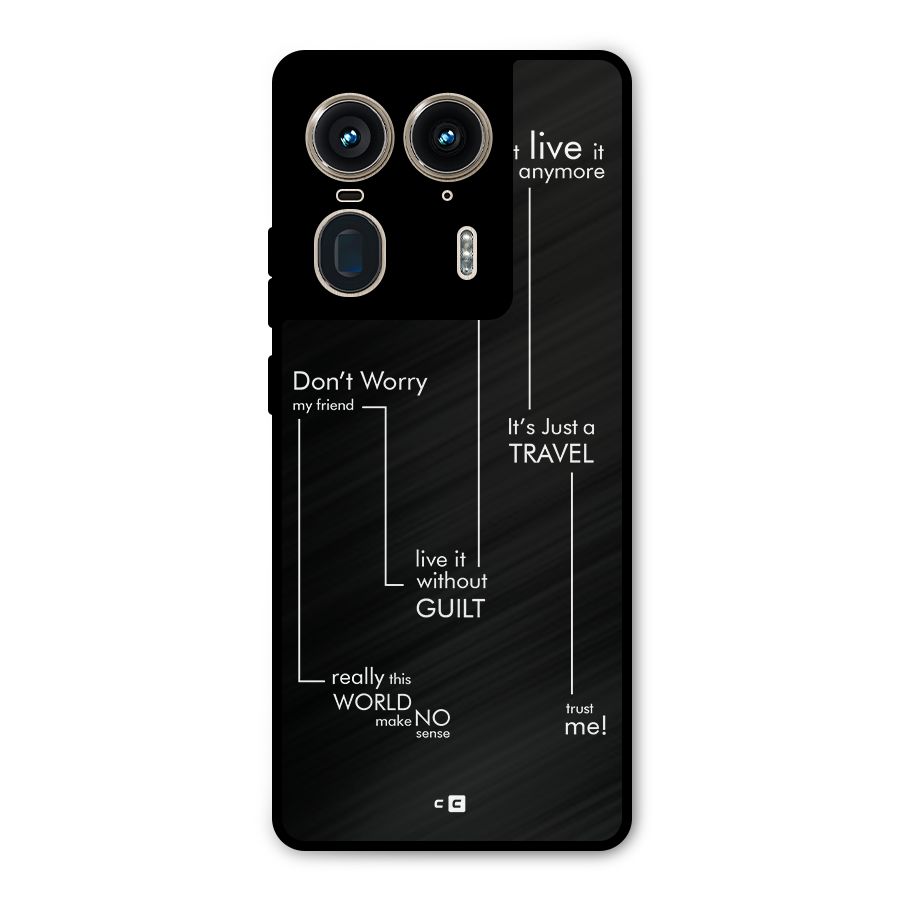 Quotes Of Life Metal Back Case for Motorola Edge 50 Ultra