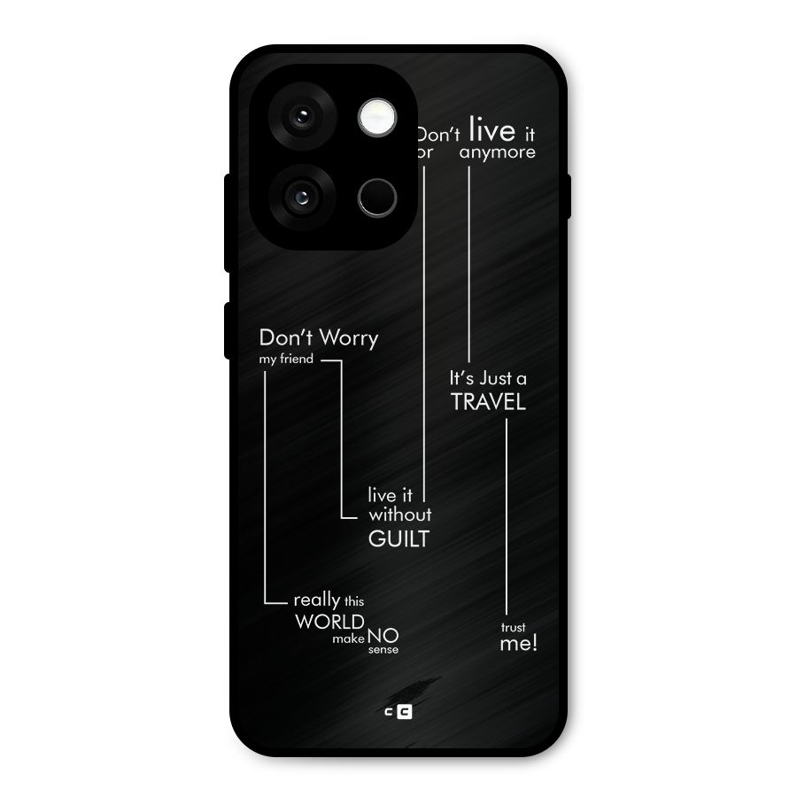 Quotes Of Life Metal Back Case for OnePlus 13s