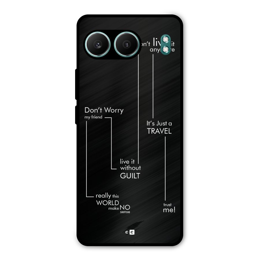 Quotes Of Life Metal Back Case for OnePlus Nord 4