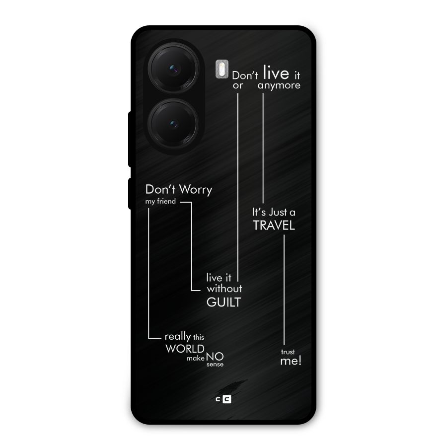 Quotes Of Life Metal Back Case for Poco X7 Pro