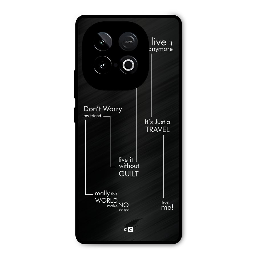Quotes Of Life Metal Back Case for iQOO Neo 10