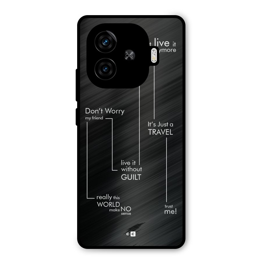 Quotes Of Life Metal Back Case for iQOO Neo 10R