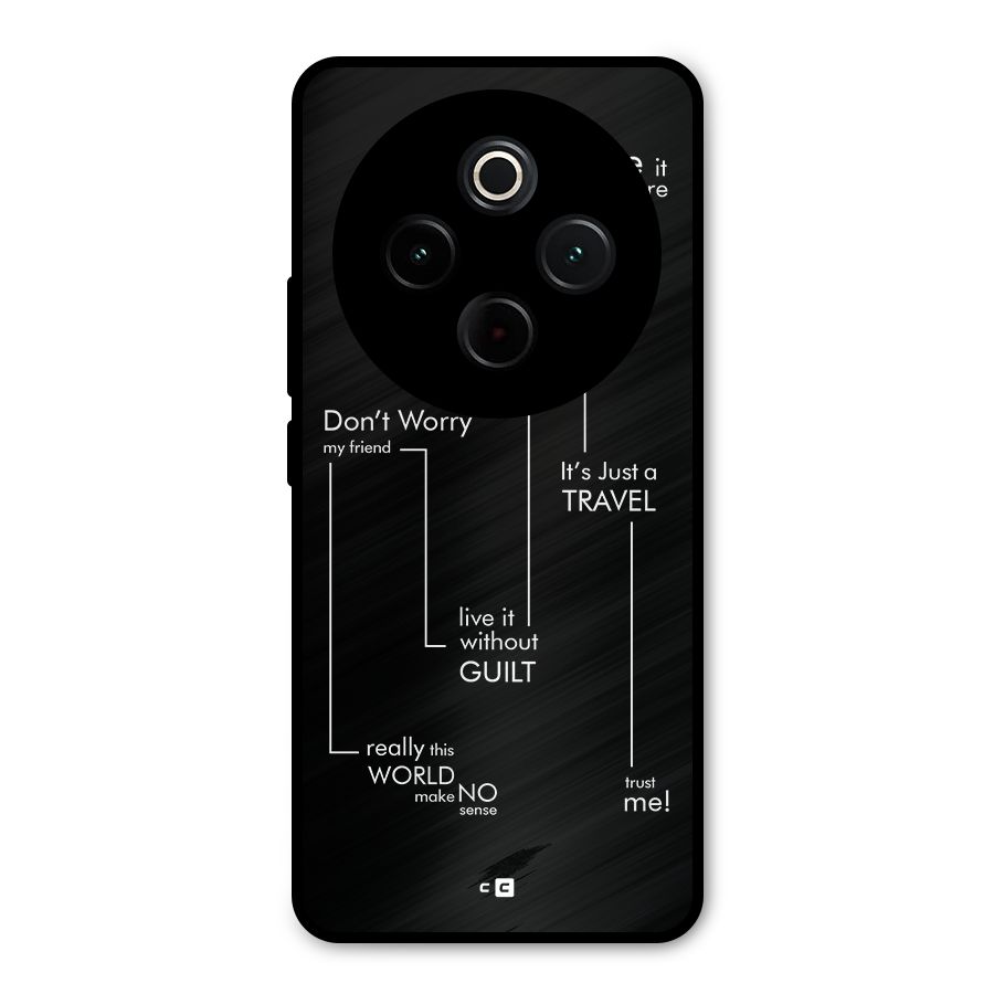 Quotes Of Life Metal Back Case for iQOO Z10