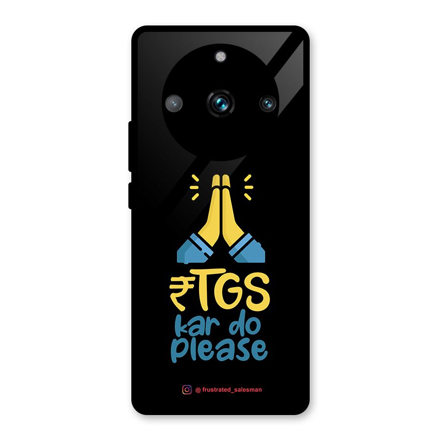 RTGS Kar Do Please Black Glass Back Case for Realme Narzo 60 Pro