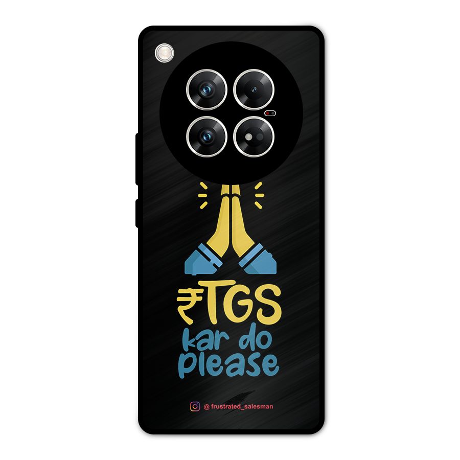RTGS Kar Do Please Black Metal Back Case for Infinix Zero 40 5G