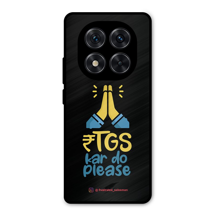 RTGS Kar Do Please Black Metal Back Case for Poco X7