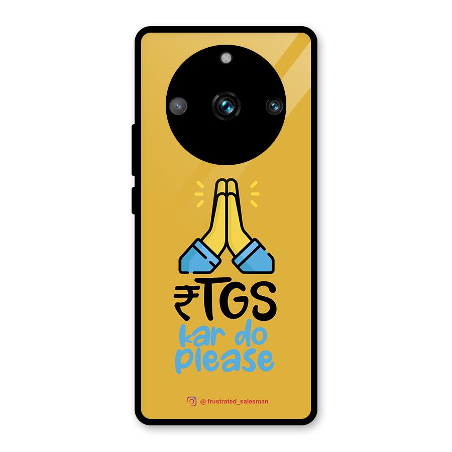 RTGS Kar Do Please Mustard Yellow Glass Back Case for Realme Narzo 60 Pro